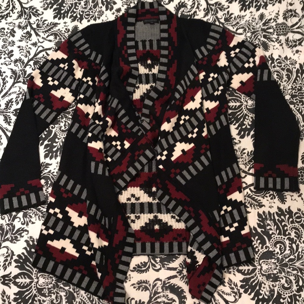 Open front cardigan